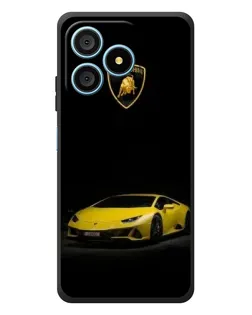 Чехол для Blackview Wave 9C с картинкой «Lamborghini желтый акцент»