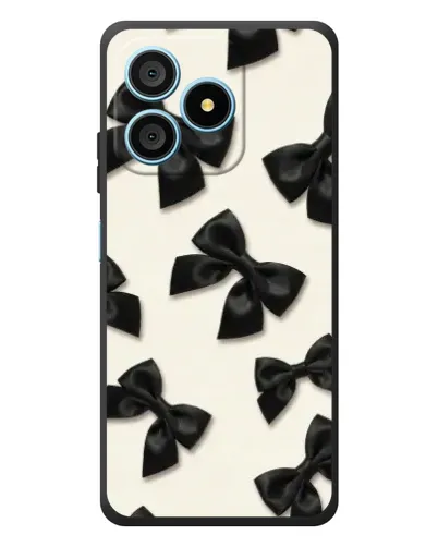 Чехол для Blackview Wave 9C с картинкой «Черные бантики» Чехол для Blackview Wave 9C с картинкой «Черные бантики»