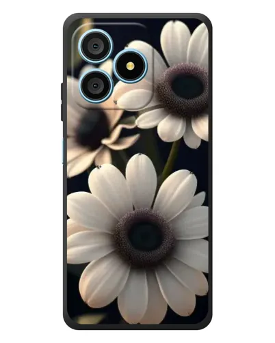 Чохол для Blackview Wave 9C з картинкою «Білі маргаритки макро»