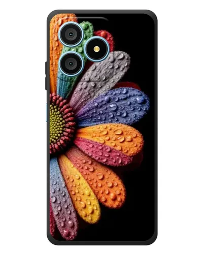 Чохол для Blackview Wave 9C з картинкою «Райдужна квітка»
