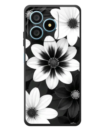 Чохол для Blackview Wave 9C з картинкою «Монохромні айстри»
