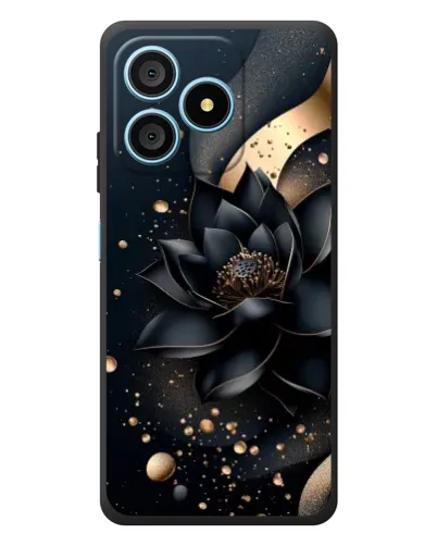 Чохол для Blackview Wave 9C з картинкою «Чорний лотос»