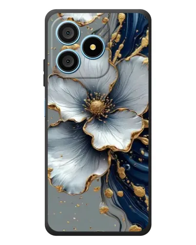 Чохол для Blackview Wave 9C з картинкою «Біла квітка та золотий флюїд» Чохол для Blackview Wave 9C з картинкою «Біла квітка та золотий флюїд»