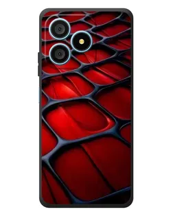 Чехол для Blackview Wave 9C с картинкой «Красная глянцевая сетка» Чехол для Blackview Wave 9C с картинкой «Красная глянцевая сетка»
