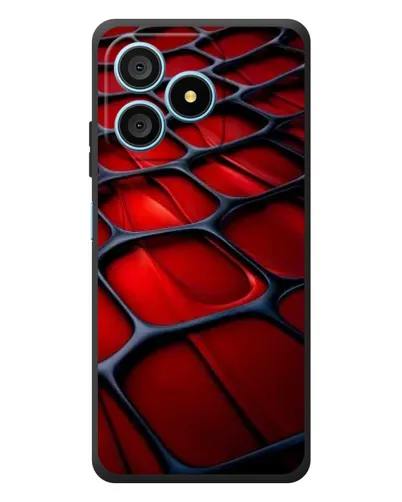 Чехол для Blackview Wave 9C с картинкой «Красная глянцевая сетка» Чехол для Blackview Wave 9C с картинкой «Красная глянцевая сетка»