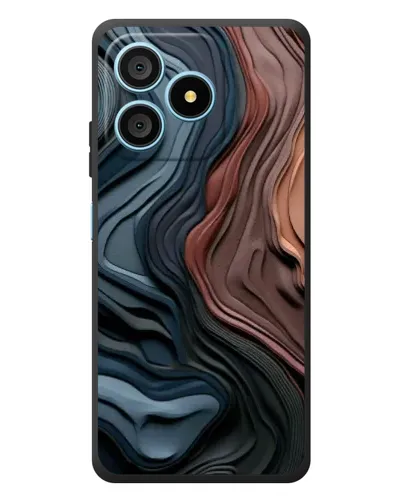 Чехол для Blackview Wave 9C с картинкой «Цветные волны каньона» Чехол для Blackview Wave 9C с картинкой «Цветные волны каньона»