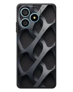 Чехол для Blackview Wave 9C с картинкой «Объемное серое плетение» Чехол для Blackview Wave 9C с картинкой «Объемное серое плетение»