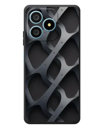 Чехол для Blackview Wave 9C с картинкой «Объемное серое плетение» Чехол для Blackview Wave 9C с картинкой «Объемное серое плетение»