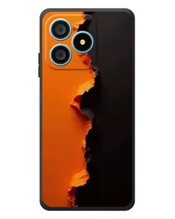 Чехол для Blackview Wave 9C с картинкой «Оранжевый разлом» Чехол для Blackview Wave 9C с картинкой «Оранжевый разлом»