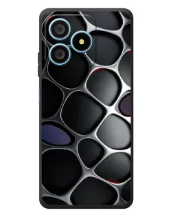 Чехол для Blackview Wave 9C с картинкой «Объемная темная решетка» Чехол для Blackview Wave 9C с картинкой «Объемная темная решетка»
