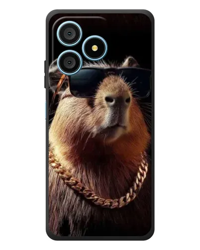 Чехол для Blackview Wave 9C с картинкой «Капибара золотая цепь» Чехол для Blackview Wave 9C с картинкой «Капибара золотая цепь»
