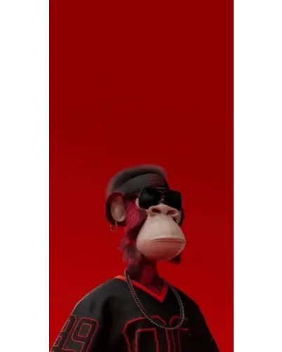 Чохол для Blackview з картинкою «Bored Ape в червоному» Чохол для Blackview з картинкою «Bored Ape в червоному»