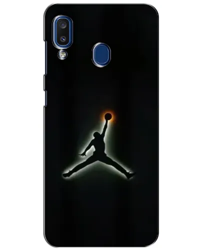 Чехол для Samsung Galaxy a20 2019 (A205F) с картинкой «Jordan Gradient Logo»