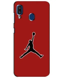 Чехол для Samsung Galaxy a20 2019 (A205F) с картинкой «Jordan Red Back»