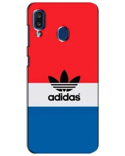 Чехол для Samsung Galaxy a20 2019 (A205F) с картинкой «Ретро блоки Adidas» Чехол для Samsung Galaxy a20 2019 (A205F) с картинкой «Ретро блоки Adidas»