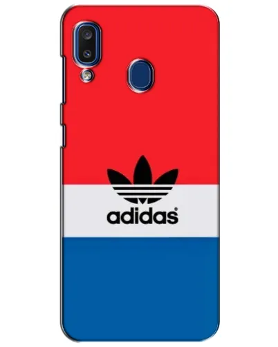 Чехол для Samsung Galaxy a20 2019 (A205F) с картинкой «Ретро блоки Adidas» Чехол для Samsung Galaxy a20 2019 (A205F) с картинкой «Ретро блоки Adidas»