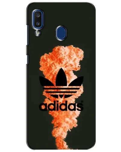 Чехол для Samsung Galaxy a20 2019 (A205F) с картинкой «Оранжевый дым Adidas» Чехол для Samsung Galaxy a20 2019 (A205F) с картинкой «Оранжевый дым Adidas»