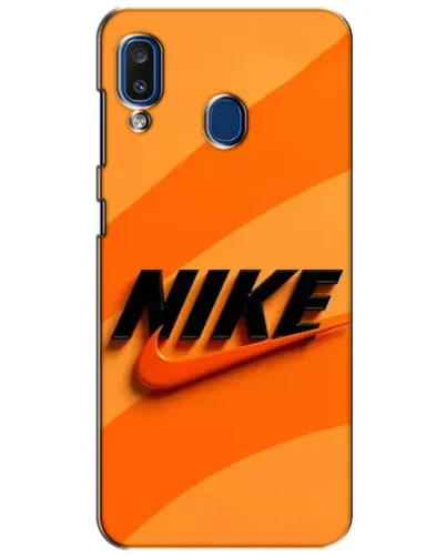 Чехол для Samsung Galaxy a20 2019 (A205F) с картинкой «Оранжевый драйв Nike»
