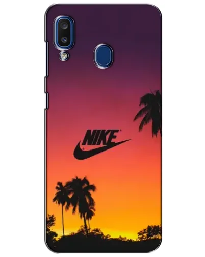 Чехол для Samsung Galaxy a20 2019 (A205F) с картинкой «Nike на закате солнца»