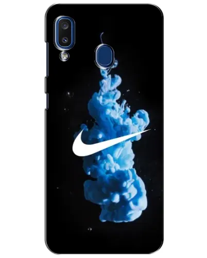 Чехол для Samsung Galaxy a20 2019 (A205F) с картинкой «Nike и синий дым»