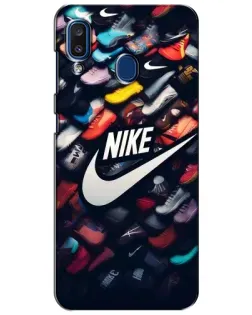 Чехол для Samsung Galaxy a20 2019 (A205F) с картинкой «Коллекция кроссовок Nike»