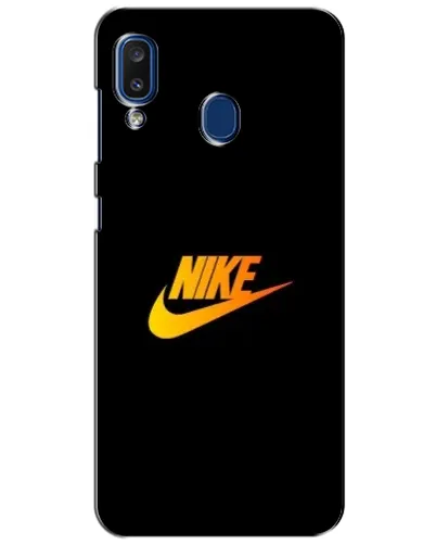 Чехол для Samsung Galaxy a20 2019 (A205F) с картинкой «Золотой логотип Nike»