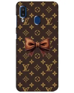 Чехол для Samsung Galaxy a20 2019 (A205F) с картинкой «LV с бантом» Чехол для Samsung Galaxy a20 2019 (A205F) с картинкой «LV с бантом»