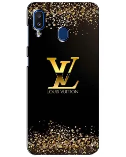 Чехол для Samsung Galaxy a20 2019 (A205F) с картинкой «LV — золотые искры» Чехол для Samsung Galaxy a20 2019 (A205F) с картинкой «LV — золотые искры»