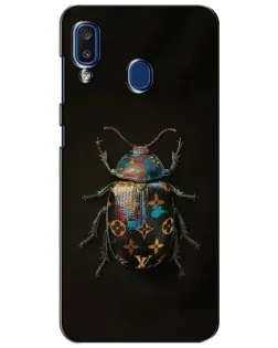 Чехол для Samsung Galaxy a20 2019 (A205F) с картинкой «LV — мраморный принт»