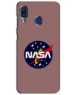 Чехол для Samsung Galaxy a20 2019 (A205F) с картинкой «NASA — ретро космос»