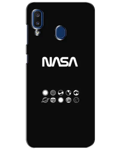 Чехол для Samsung Galaxy a20 2019 (A205F) с картинкой «NASA — технический принт»