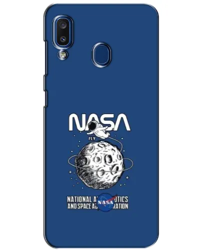 Чехол для Samsung Galaxy a20 2019 (A205F) с картинкой «NASA — лунная миссия»