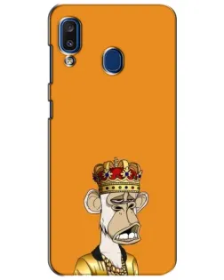 Чехол для Samsung Galaxy a20 2019 (A205F) с картинкой «Золотая обезьяна Bored Ape» Чехол для Samsung Galaxy a20 2019 (A205F) с картинкой «Золотая обезьяна Bored Ape»