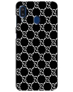 Чехол для Samsung Galaxy a20 2019 (A205F) с картинкой «Gucci — сетчатый паттерн»
