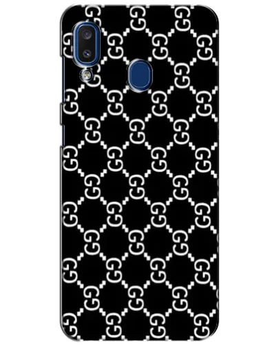 Чехол для Samsung Galaxy a20 2019 (A205F) с картинкой «Gucci — сетчатый паттерн»
