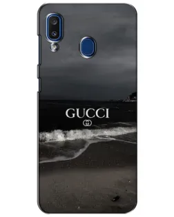 Чехол для Samsung Galaxy a20 2019 (A205F) с картинкой «Gucci — морской прибой» Чехол для Samsung Galaxy a20 2019 (A205F) с картинкой «Gucci — морской прибой»