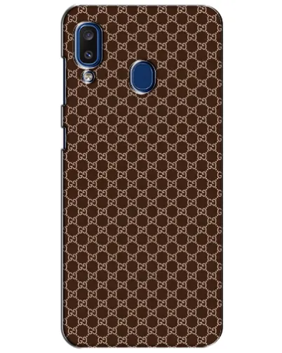 Чехол для Samsung Galaxy a20 2019 (A205F) с картинкой «Gucci — шоколадная сетка» Чехол для Samsung Galaxy a20 2019 (A205F) с картинкой «Gucci — шоколадная сетка»