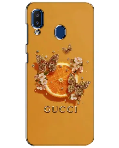 Чехол для Samsung Galaxy a20 2019 (A205F) с картинкой «Gucci — золотые бабочки» Чехол для Samsung Galaxy a20 2019 (A205F) с картинкой «Gucci — золотые бабочки»