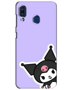 Чехол для Samsung Galaxy a20 2019 (A205F) с картинкой «Забавная Kuromi» Чехол для Samsung Galaxy a20 2019 (A205F) с картинкой «Забавная Kuromi»
