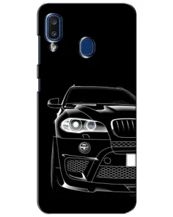 Чехол для Samsung Galaxy a20 2019 (A205F) с картинкой «Темный силуэт BMW» Чехол для Samsung Galaxy a20 2019 (A205F) с картинкой «Темный силуэт BMW»