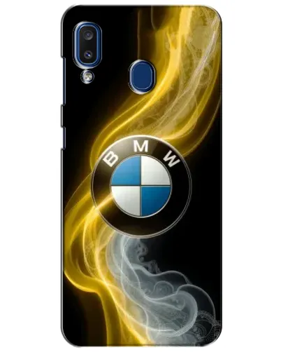 Чехол для Samsung Galaxy a20 2019 (A205F) с картинкой «Золотистый дым BMW»