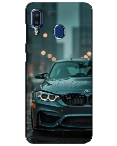 Чехол для Samsung Galaxy a20 2019 (A205F) с картинкой «BMW в огнях города»