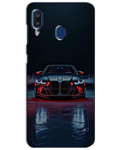 Чехол для Samsung Galaxy a20 2019 (A205F) с картинкой «BMW на мокрой дороге»