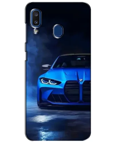 Чехол для Samsung Galaxy a20 2019 (A205F) с картинкой «Голубая BMW M4»