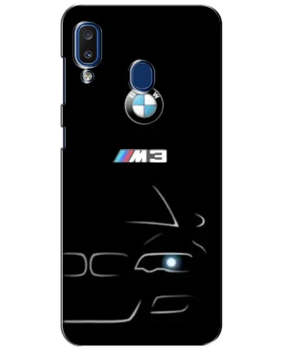 Чехол для Samsung Galaxy a20 2019 (A205F) с картинкой «Минималистичный принт BMW M3»