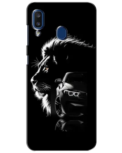 Чехол для Samsung Galaxy a20 2019 (A205F) с картинкой «BMW и лев»