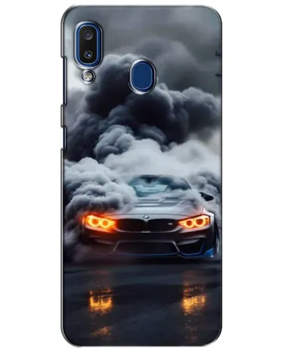 Чехол для Samsung Galaxy a20 2019 (A205F) с картинкой «BMW в дыму»