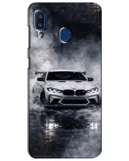 Чехол для Samsung Galaxy a20 2019 (A205F) с картинкой «BMW сквозь туман» Чехол для Samsung Galaxy a20 2019 (A205F) с картинкой «BMW сквозь туман»