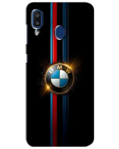Чехол для Samsung Galaxy a20 2019 (A205F) с картинкой «BMW M-Power неон»