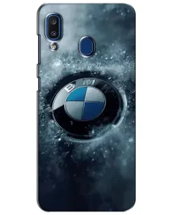 Чехол для Samsung Galaxy a20 2019 (A205F) с картинкой «Логотип BMW — лед» Чехол для Samsung Galaxy a20 2019 (A205F) с картинкой «Логотип BMW — лед»